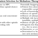 Patient Appropriate for Methadone