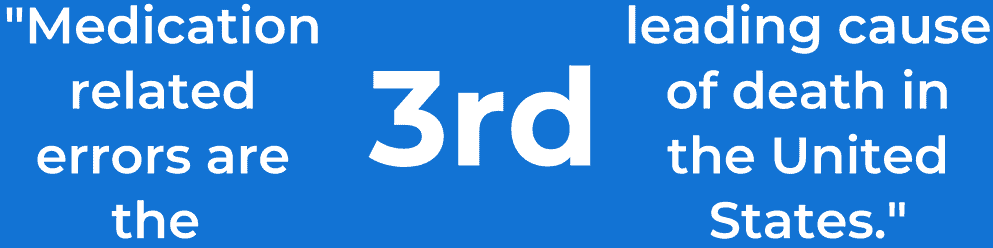 Medication Related Errors Are The 3rd Leading Cause Of Death In The Usa