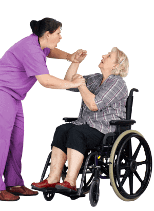Nurse Restraining And Yelling At Patient